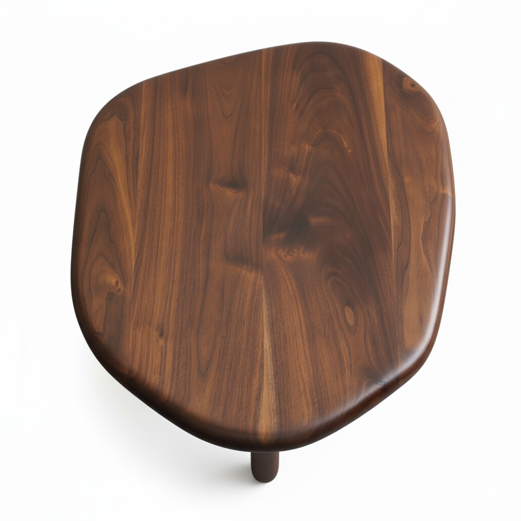 Mesa Ratona Luzia - Laurel Laqueado Nogal | Diseño Premium